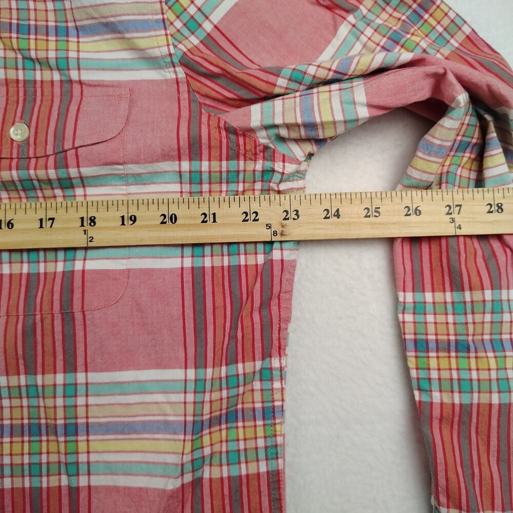 GAP Red and Blue Plaid Casual Shirt - Picture 7 of 7